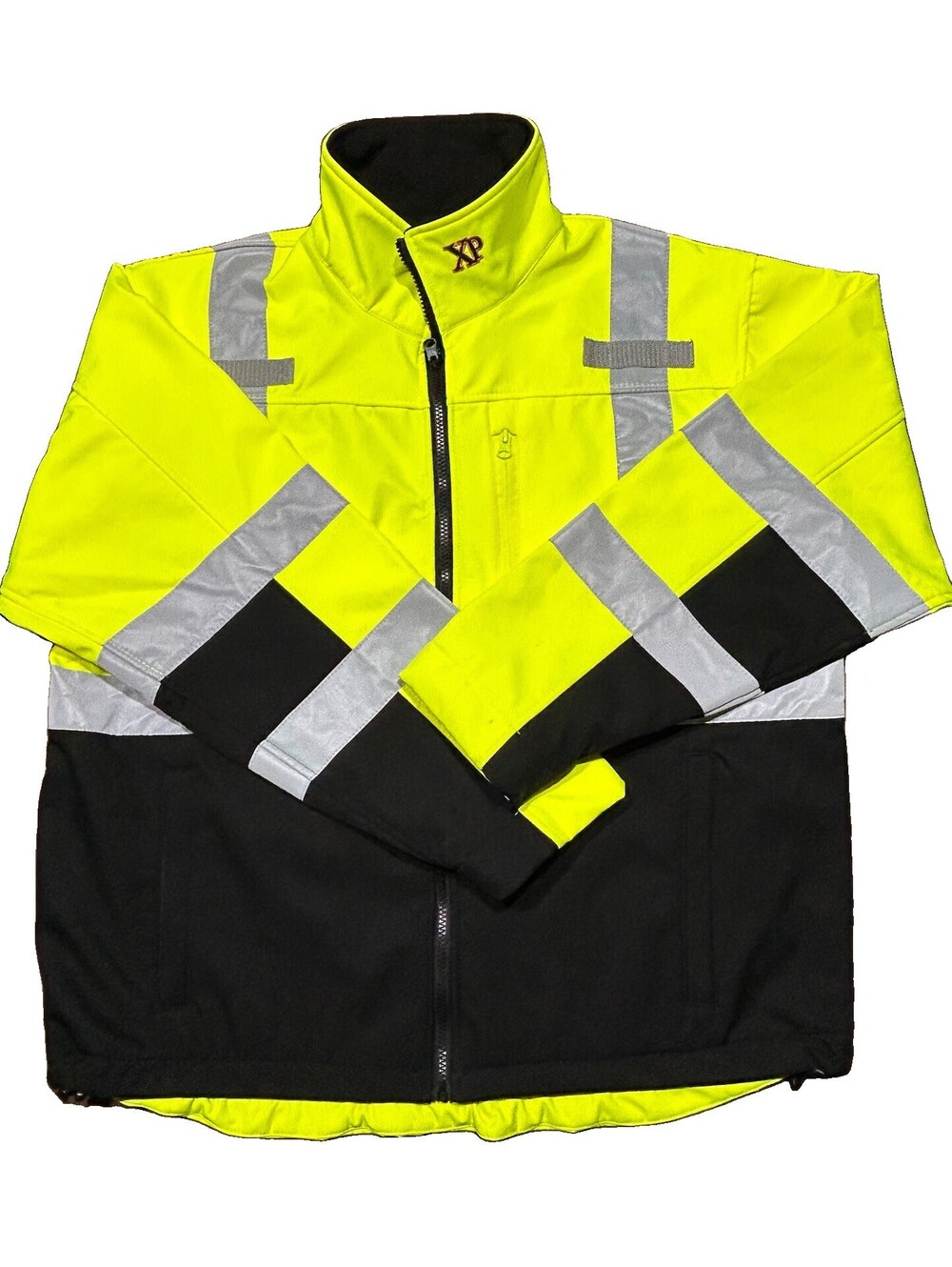 ORR Safety XP Hi Vis Bomber Jacket 2XL Yellow Black Reflective Class 3 Work